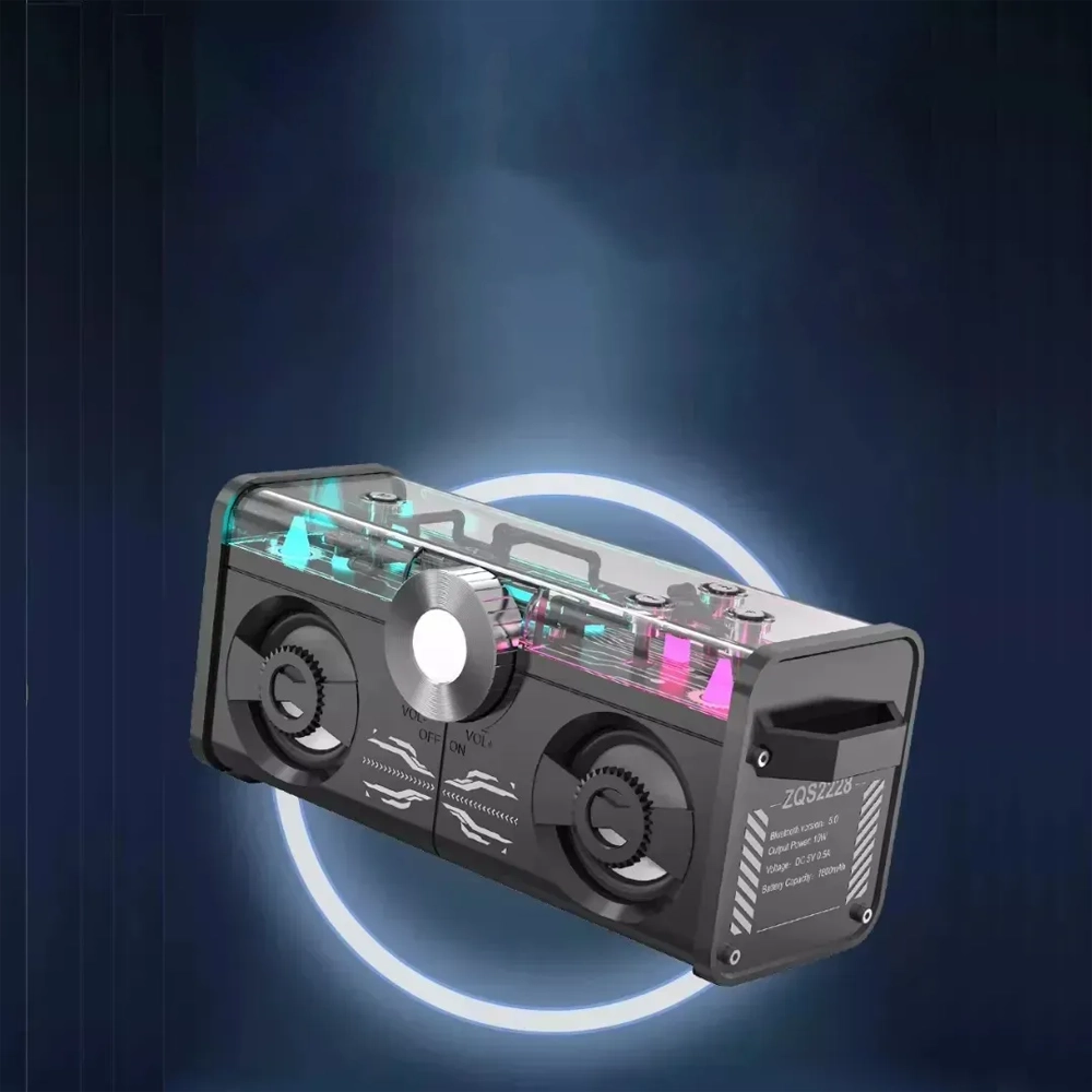 Parlante Bluetooth Con Luces Led Y Radio Fm Sing-e Mcasa3